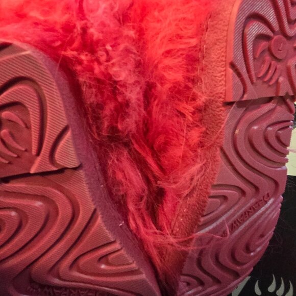 Bearpaw Boetis II Real Lamb Fur Boots Size 7 Women's Electric Pink New in Box - Picture 10 of 15